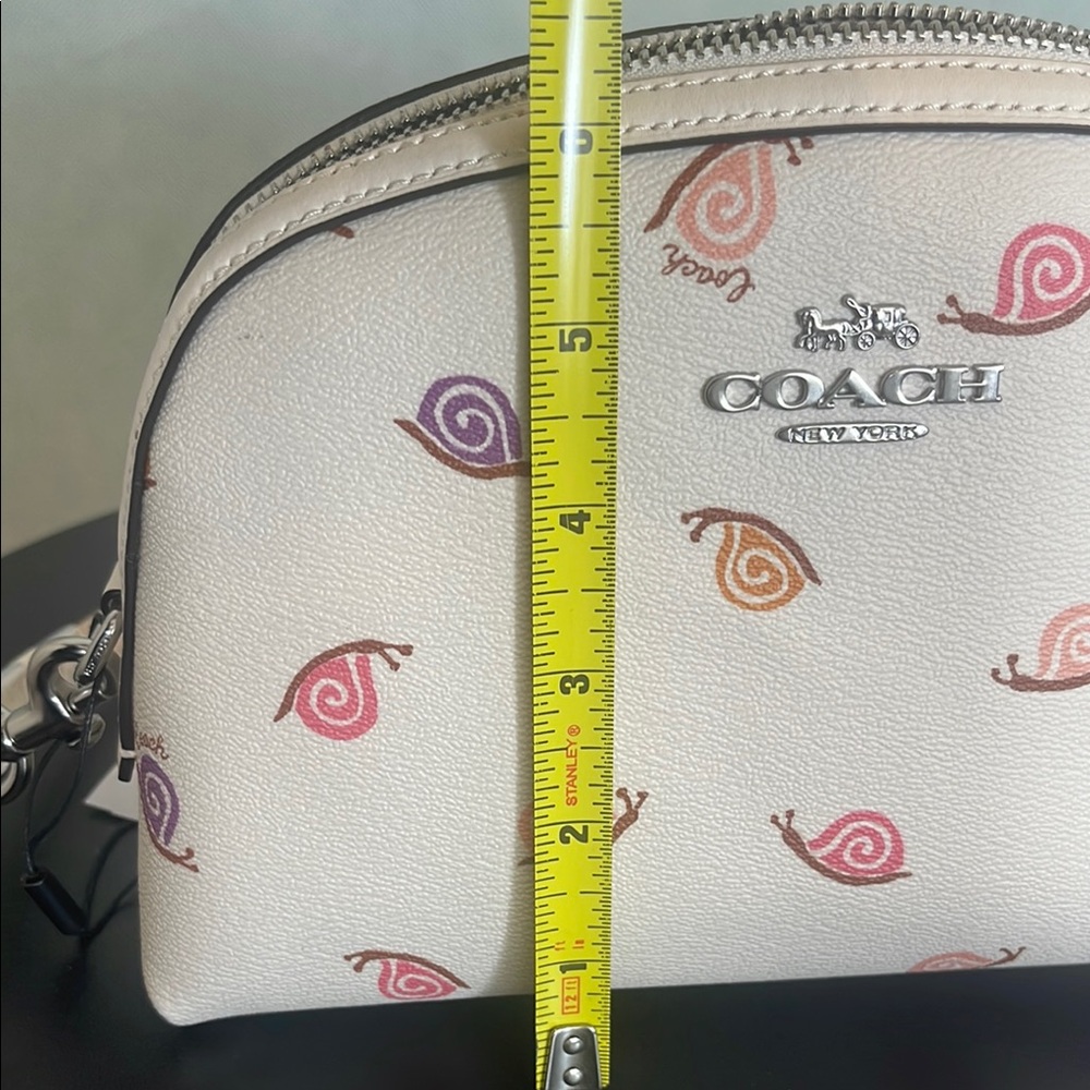 Coach White Crossbody Bag with Multicolor Accents - Picture 10 of 14